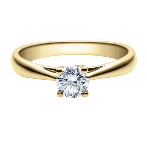 Diamantring forlovelsesring 0,50 ct i 14kt gull. Alida - 180020500